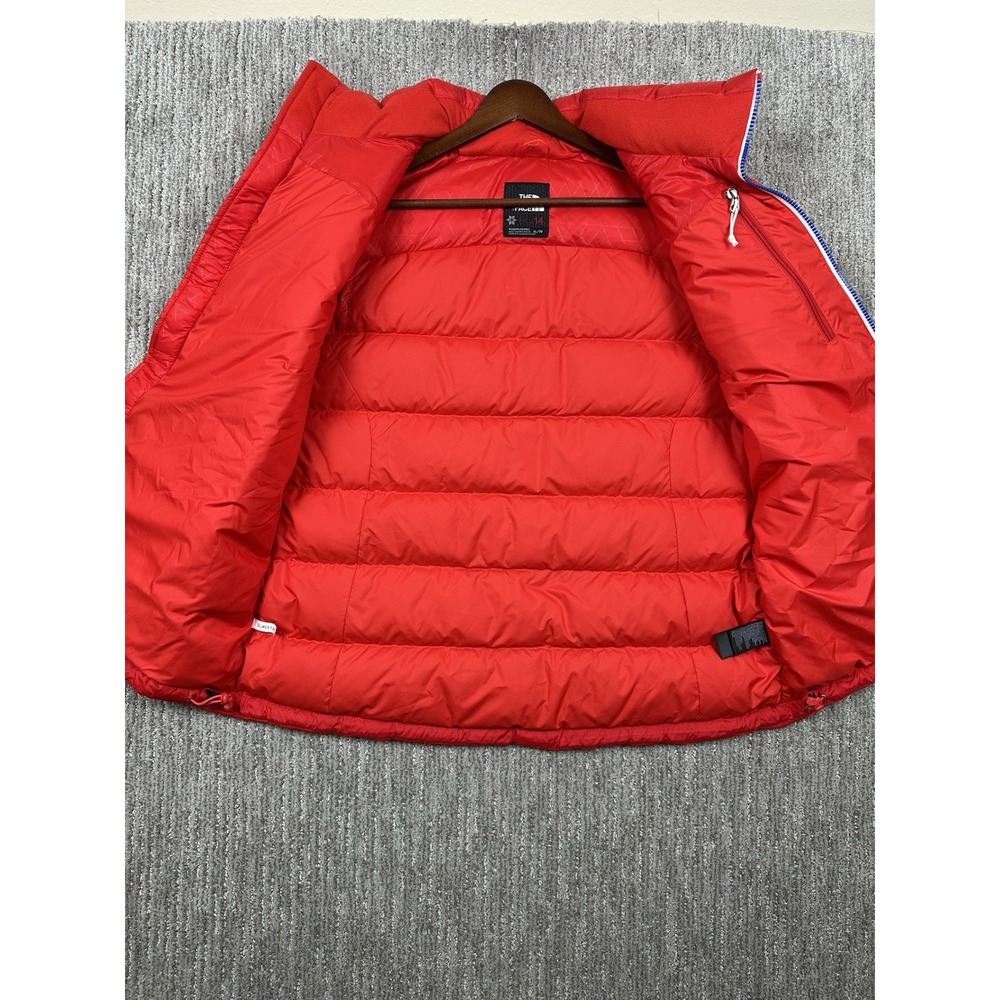 The North Face Village 700 RU14 Women's XL Down Puffer Vest Red White Blue - Picture 7 of 11